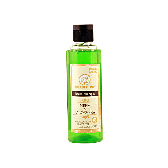 Khadi Herbs Neem & Alovera Shampoo (210 ml)