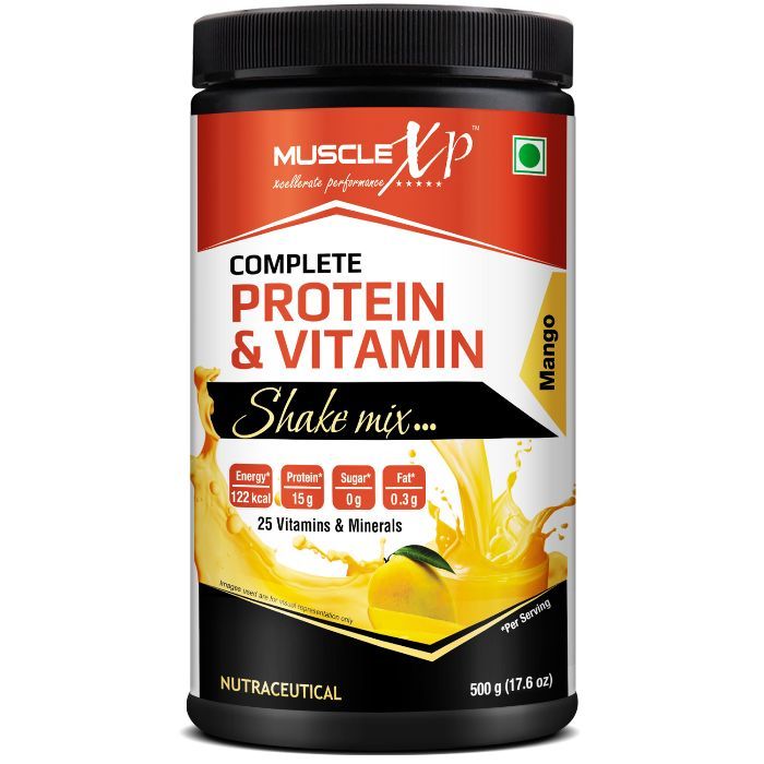 Buy MuscleXP Complete Protein & Vitamin Shake Mix With 25 Multivitamins