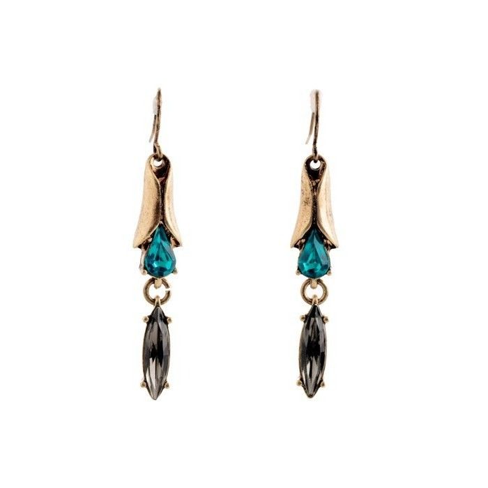 Vintage Crystal Swarovski Drop Earrings – Admiral Row