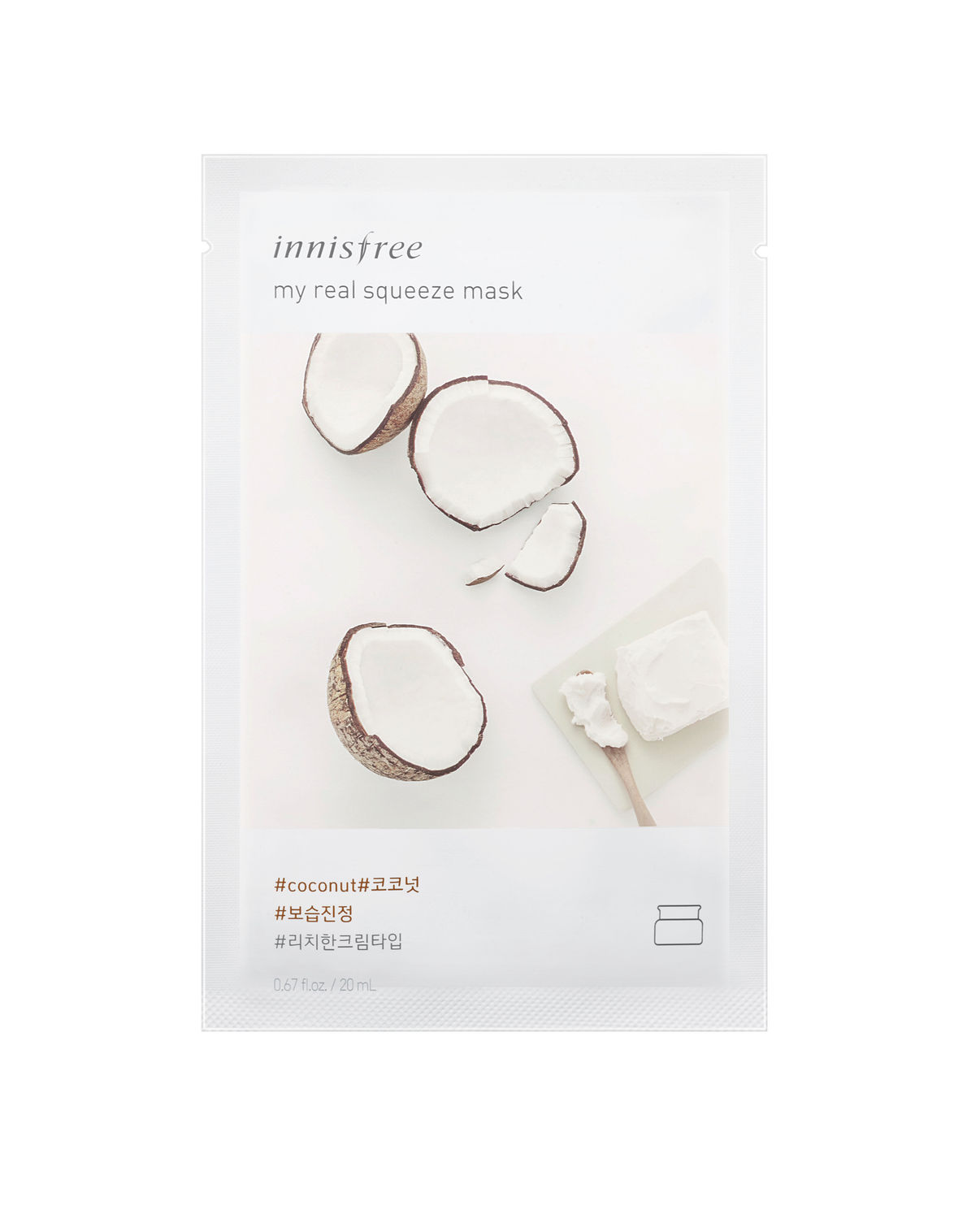 Innisfree My Real Squeeze Mask [Coconut] (20 ml)