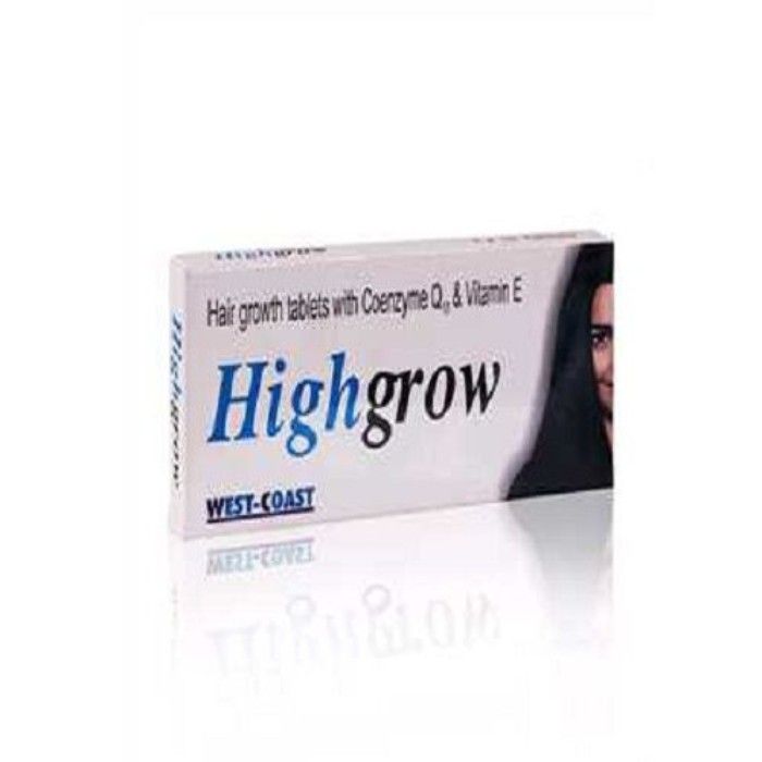 West Coast Highgrow For Hair growth Tablets with Coenzyme Q10 & Vitamin