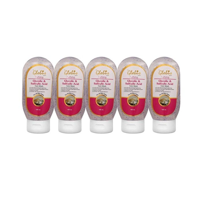 Buy Globus PimpleClear Face Wash With Glycolic & Salicyclic Acid (100