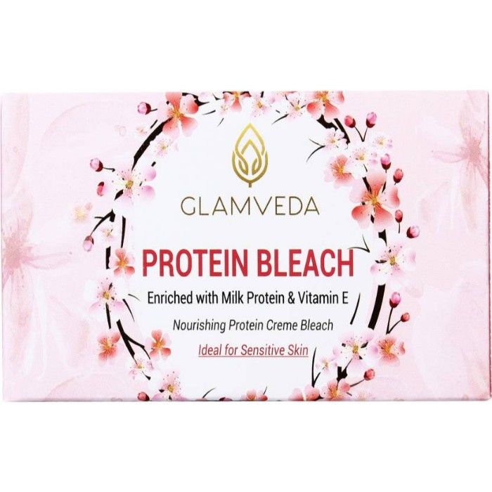 Glamveda Protein Bleach With Vitamin E & Milk (250 gm)