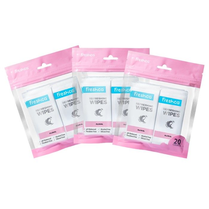 Freshca Facial Wipes for Men & Women Wet Wipes for Oily Face & Skin