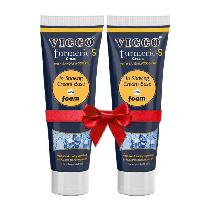 Vicco Turmeric Shaving Cream(Sandalwood)[Vicco Turmeric Cream in