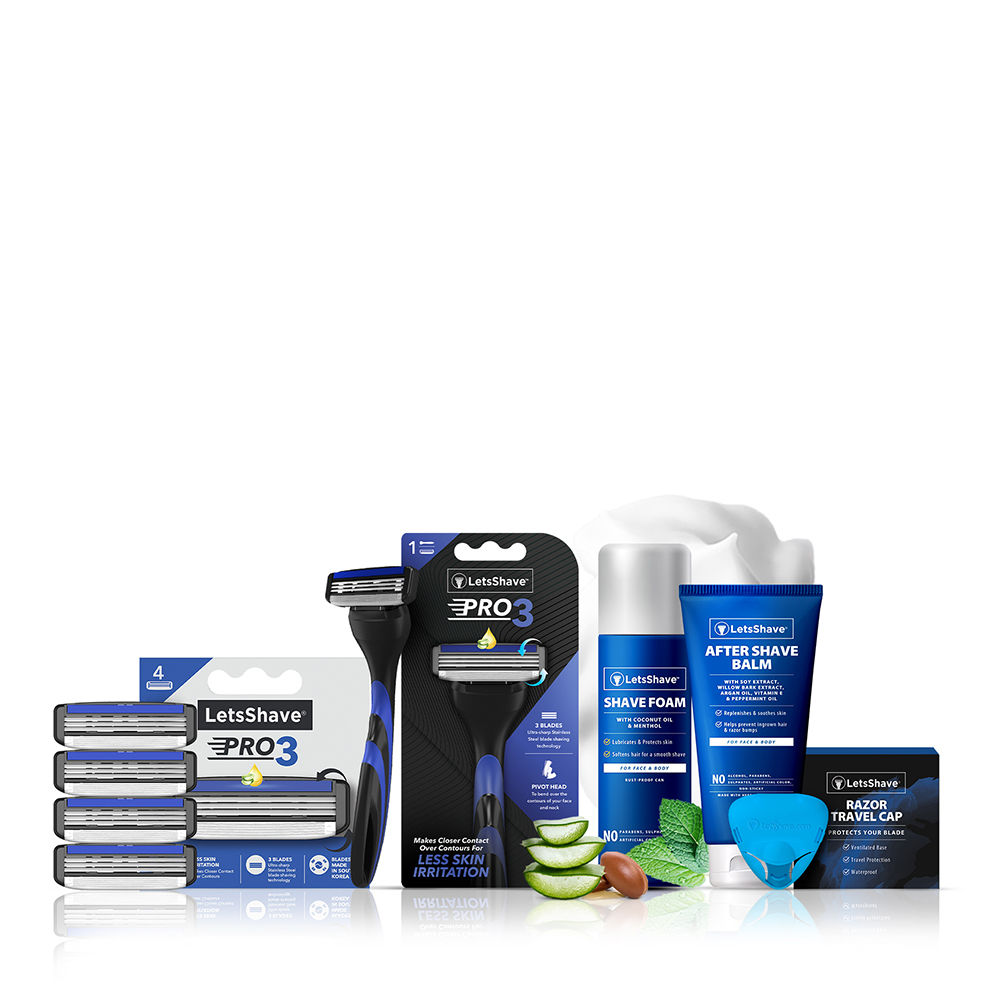 LetsShave Pro 3 Value Kit for Men