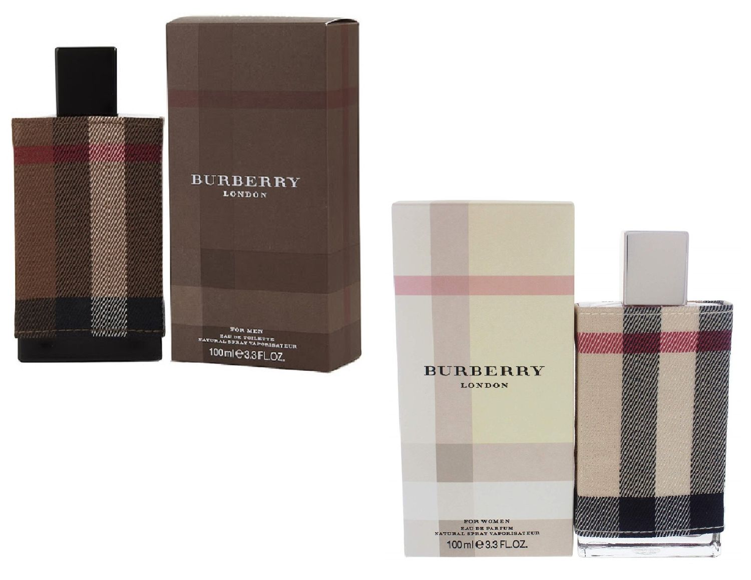 Buy BURBERRY London Perfume Combo - Men EDT and Women EDP (100ml + 100ml)  Online | Purplle