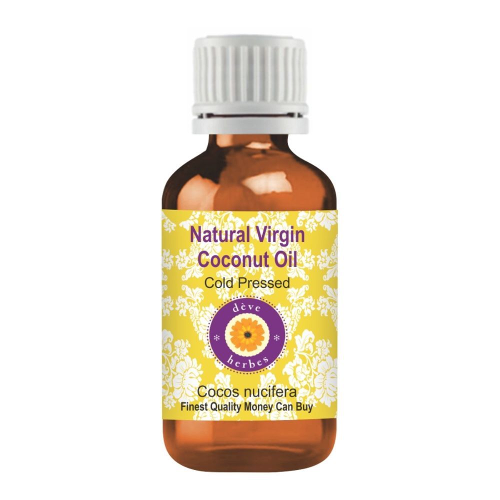 Buy Deve Herbes Natural Virgin Coconut Oil (100 ml) (Cocus nucifera) Pure Therapeutic Grade Cold Pressed - Purplle
