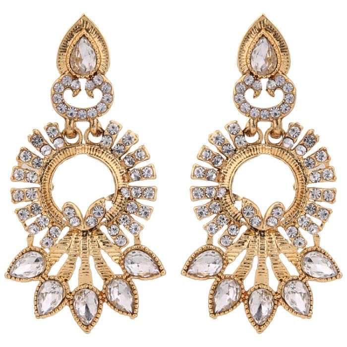 Diamond Jhumka diamond earrings indian diamond jewelry designs silver –  Nihira