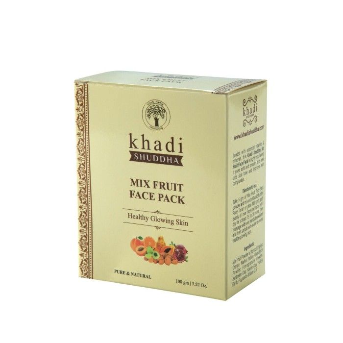 Khadi Suddha Mix Fruit Face Pack For Healthy Glowing Skin Pack of 2