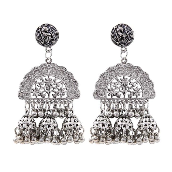 Buy Silver Earrings Online In India - Chand Earrings from Quirksmith