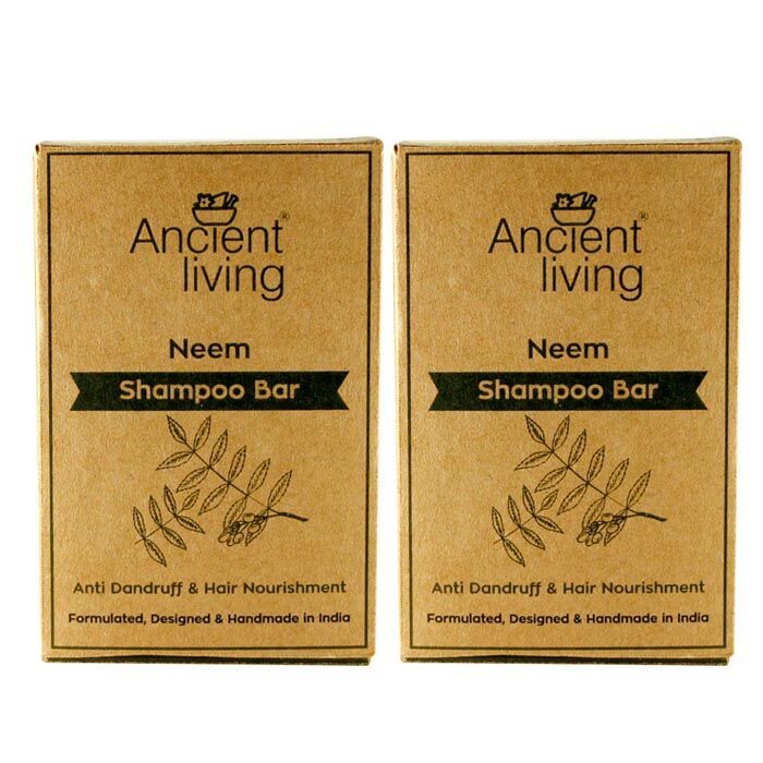 Buy Ancient Living Neem Shampoo Bar (100 g) Set Of 2 Online Purplle