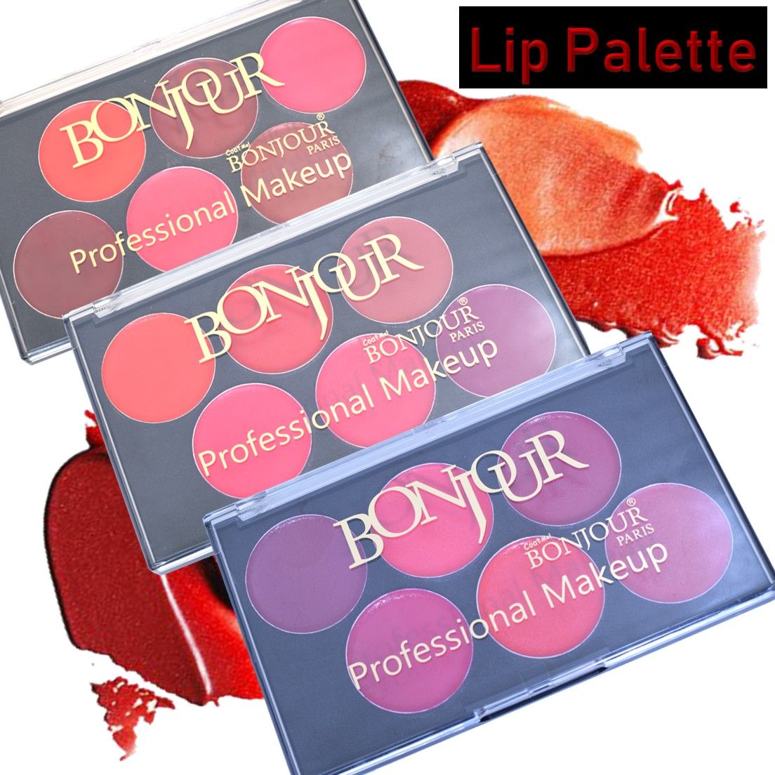 Bonjour Paris Coat Me Fashion Pro Lip Palette 6 Shades - Creamy Satin Matte, UrbanWomen (15 g)