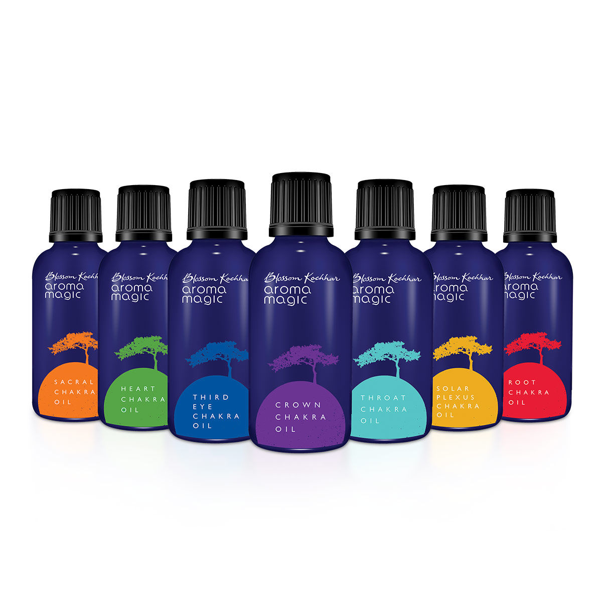 Aroma Magic Chakra Oils (7*5 ml)