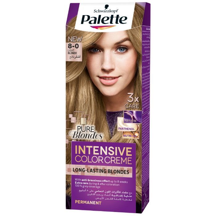 Palette Intensive Color Creme Permanent Hair Color 821 ash light blonde   Peppery Spot
