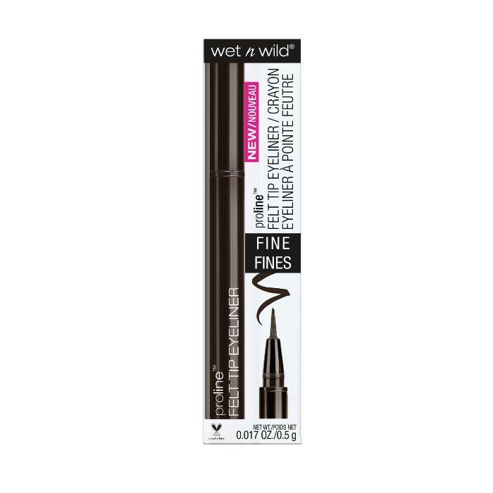 Wet n Wild PROLINE Felt Tip Eyeliner Dark Brown (Brown) (0.5 g)