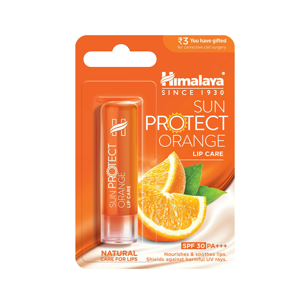 Buy Himalaya Sun Protect Orange Lip Care (4.5 g) - Purplle