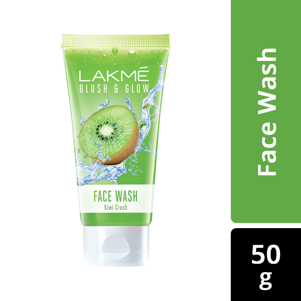 Lakme Blush & Glow Kiwi Freshness Gel Face Wash with Kiwi Extracts (50 g)
