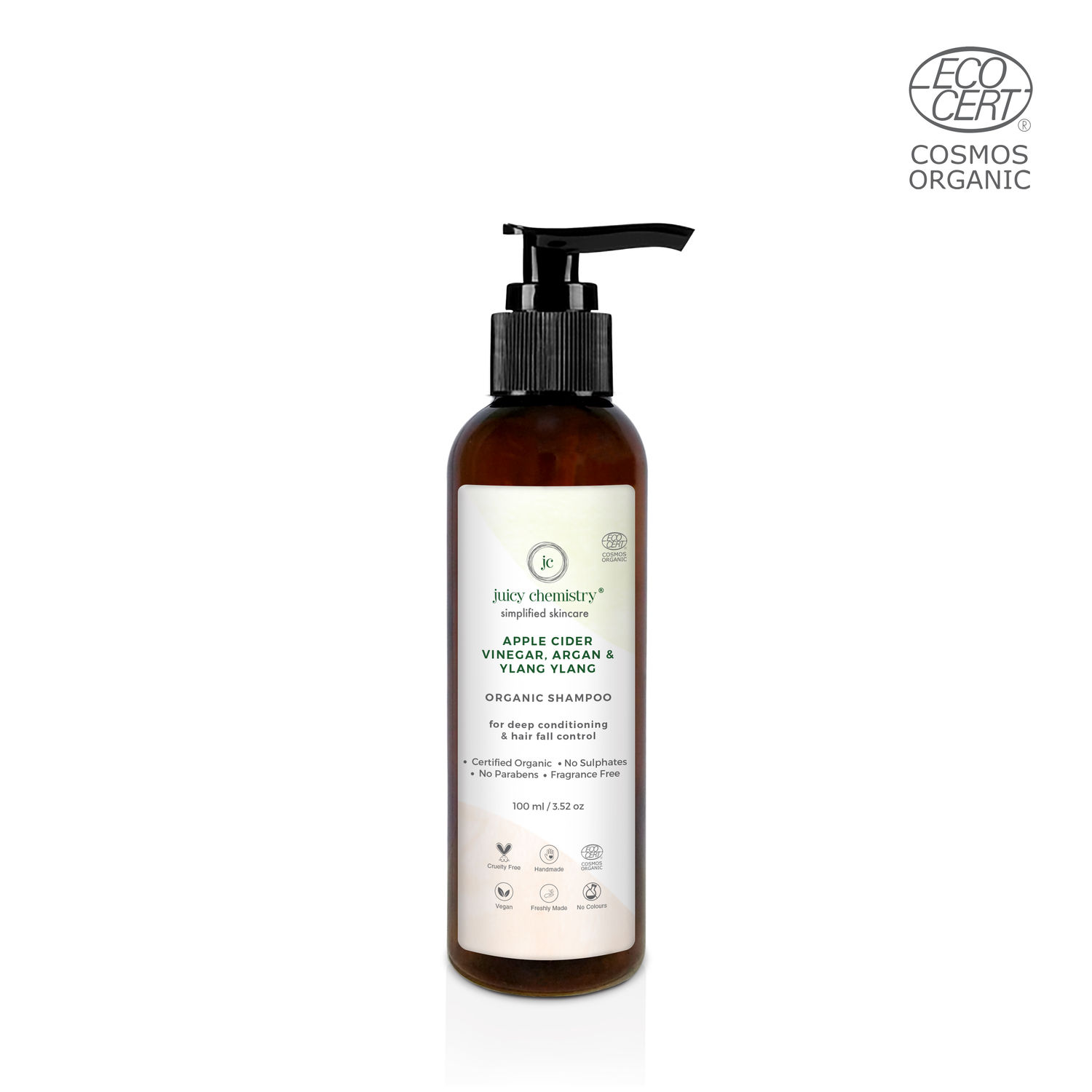 Juicy Chemistry Apple Cider Vinegar, Argan & Ylang Ylang Organic