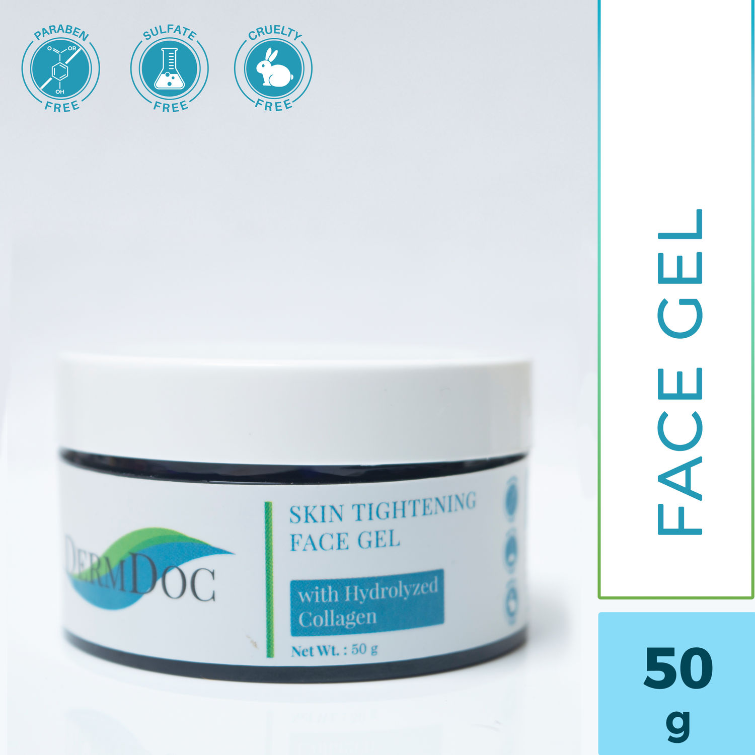 DermDoc Skin Tightening Face Cream with Hydrolyzed Collagen (50 g)