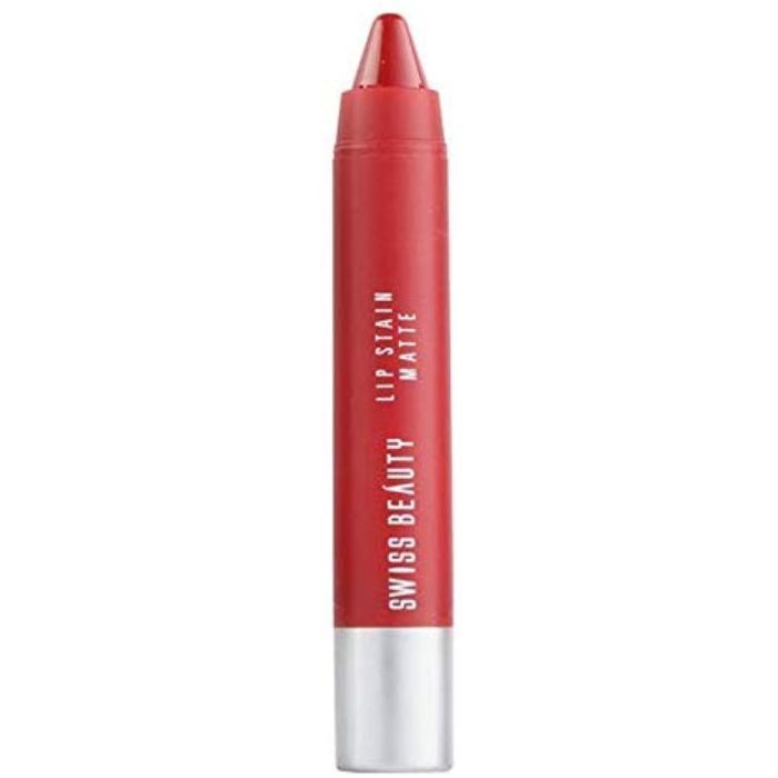 Swiss Beauty Lip Stain Matte Lipstick 206 Coral Red (3 g)
