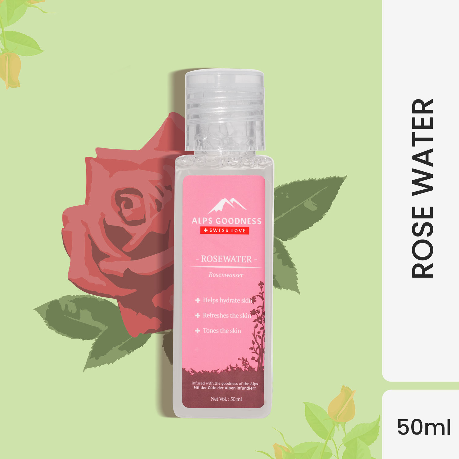 Alps Goodness Rosewater (50 ml)