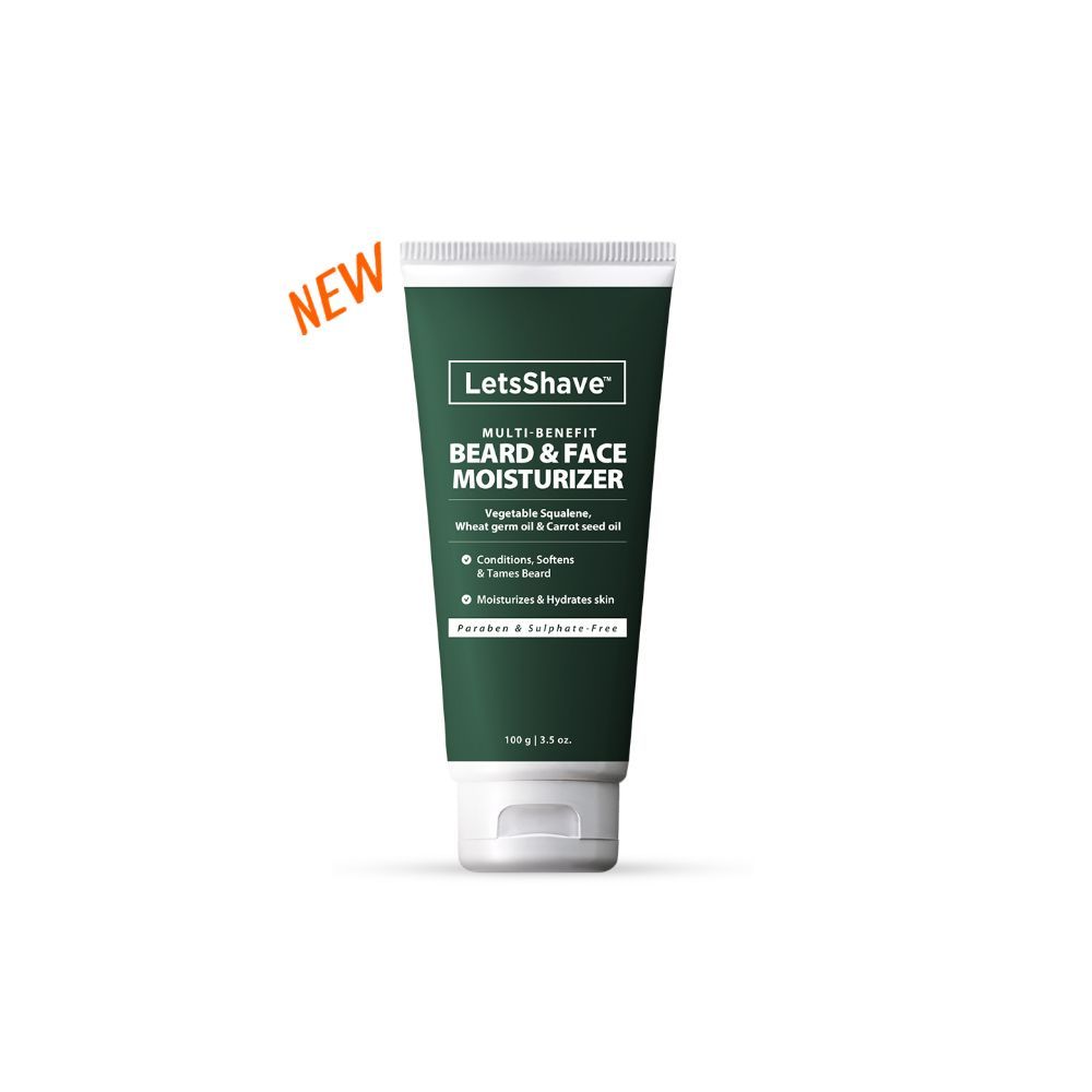 Lets Shave & Co. Daily Multibenefit Beard & Face Moisturizer for Men