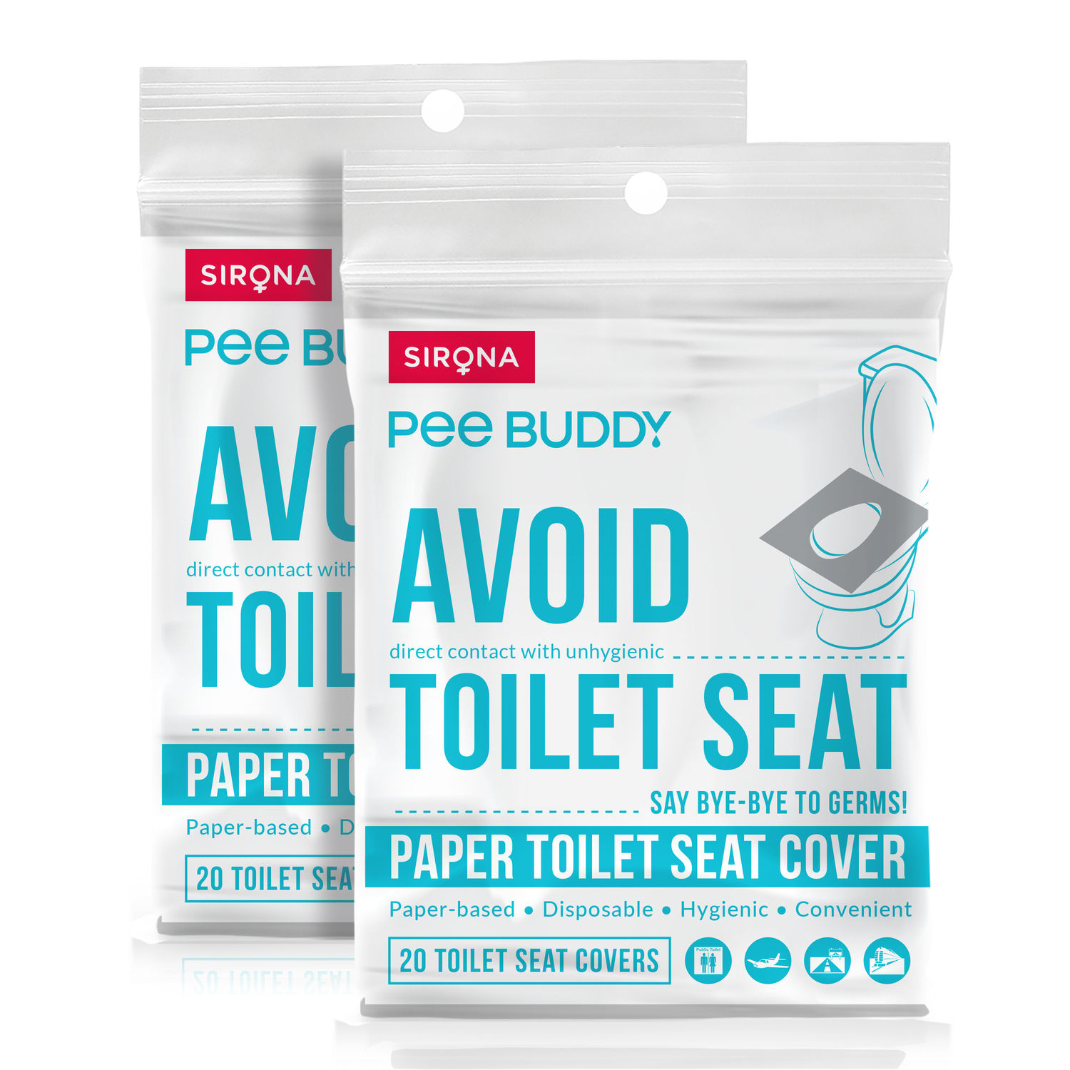 Buy PeeBuddy Flushable Toilet Seat Cover to Avoid Direct Contact with Unhygienic Toilet Seats