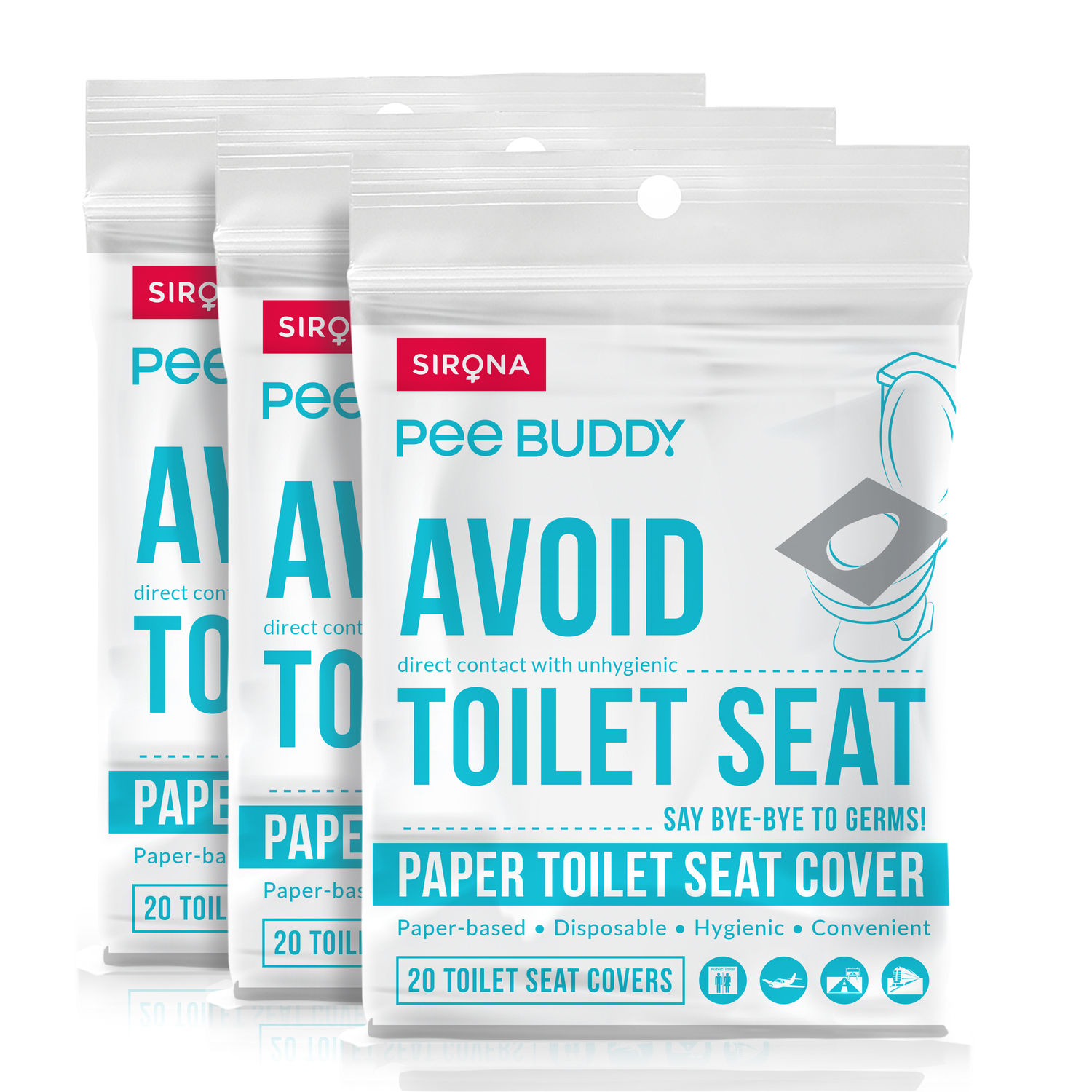 Buy PeeBuddy Flushable Toilet Seat Cover to Avoid Direct Contact with