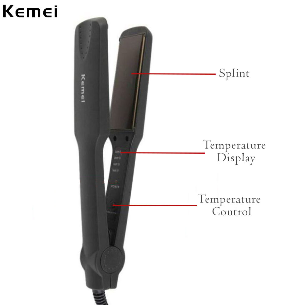 Kemei KM329 Professional Hair Straightener Iron Flat Iron Straightening  Irons Four gear temperature Styling Tools  Sastaa Bazar