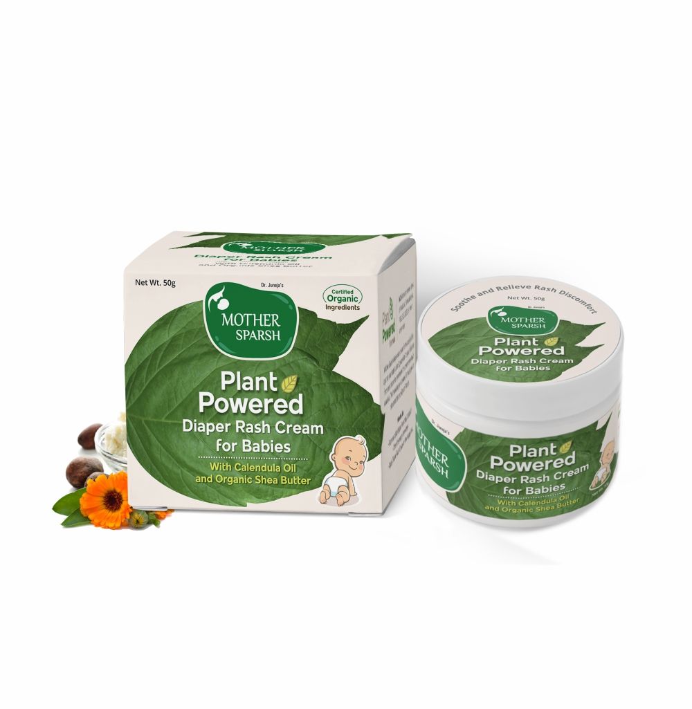 Mother Sparsh Plant Powered Diaper Rash Cream for Babies (50 gm)