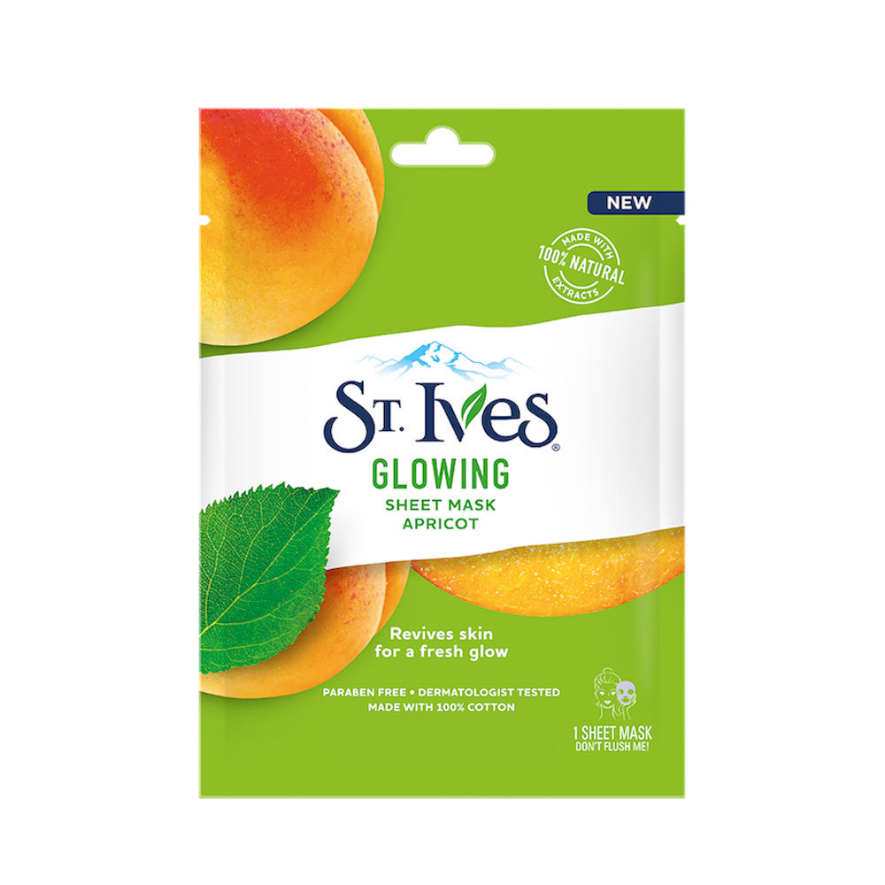 Buy St. Ives Glowing Apricot Sheet Mask 1 nos Online Purplle
