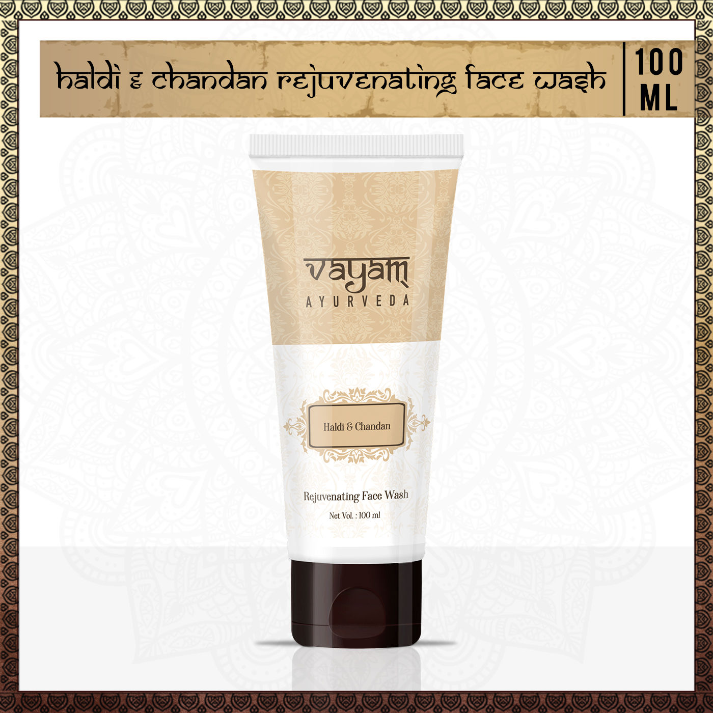 Buy Vayam Ayurveda Haldi Chandan Rejuvenating Face Wash (100 ml) Online