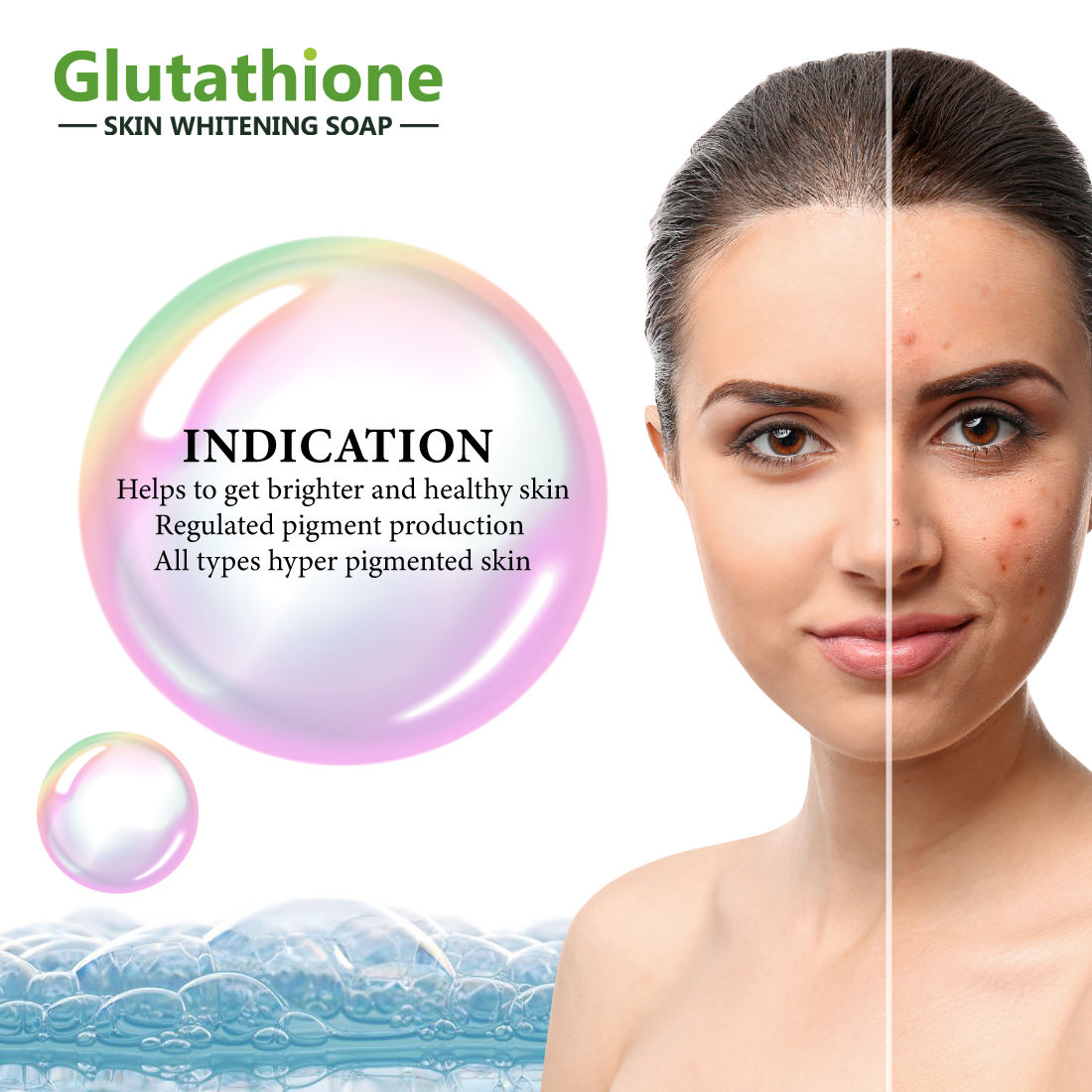 Buy LA Organo Glutathione Skin Whitening Soap with Rose, Kojic Acid + Glutathione  Kumkumadi Soap for Skin Whitening with Aloe Vera for Skin Lightening and  Brightening (Pack of 2) Online | Purplle