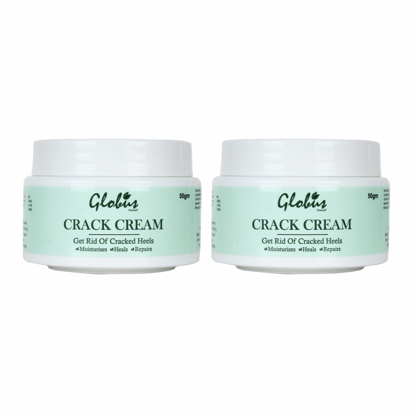 Buy Globus Naturals Crack Cream For Dry Cracked Heels & Feet (50 g