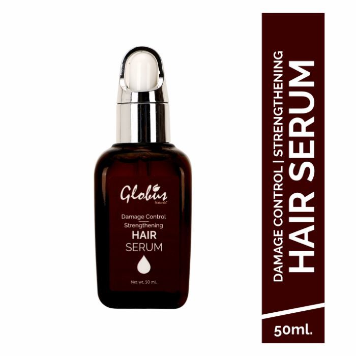 Buy Globus Naturals Damage Repair & Strengthening Hair Serum 50 ml | Deep  Hydration for Frizzy and Dry Hair | Damage Control Formula | Ingrovating &  Refreshing Fragrance Online | Purplle