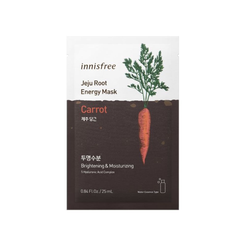 Buy Innisfree Jeju Root Energy Mask(Carrot)(25 ml) Online Purplle