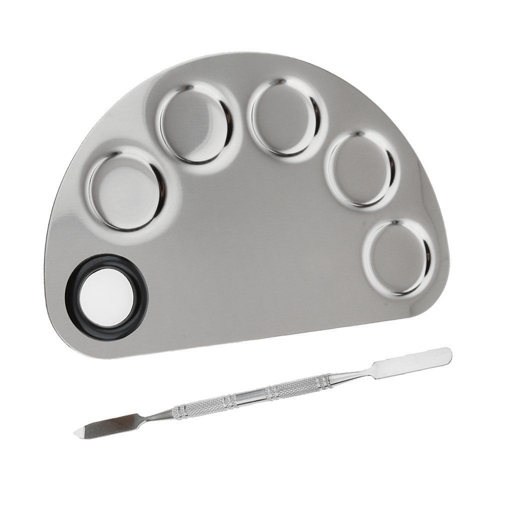 Stainless Steel Mixing Palette – Graftobian Make-Up Company
