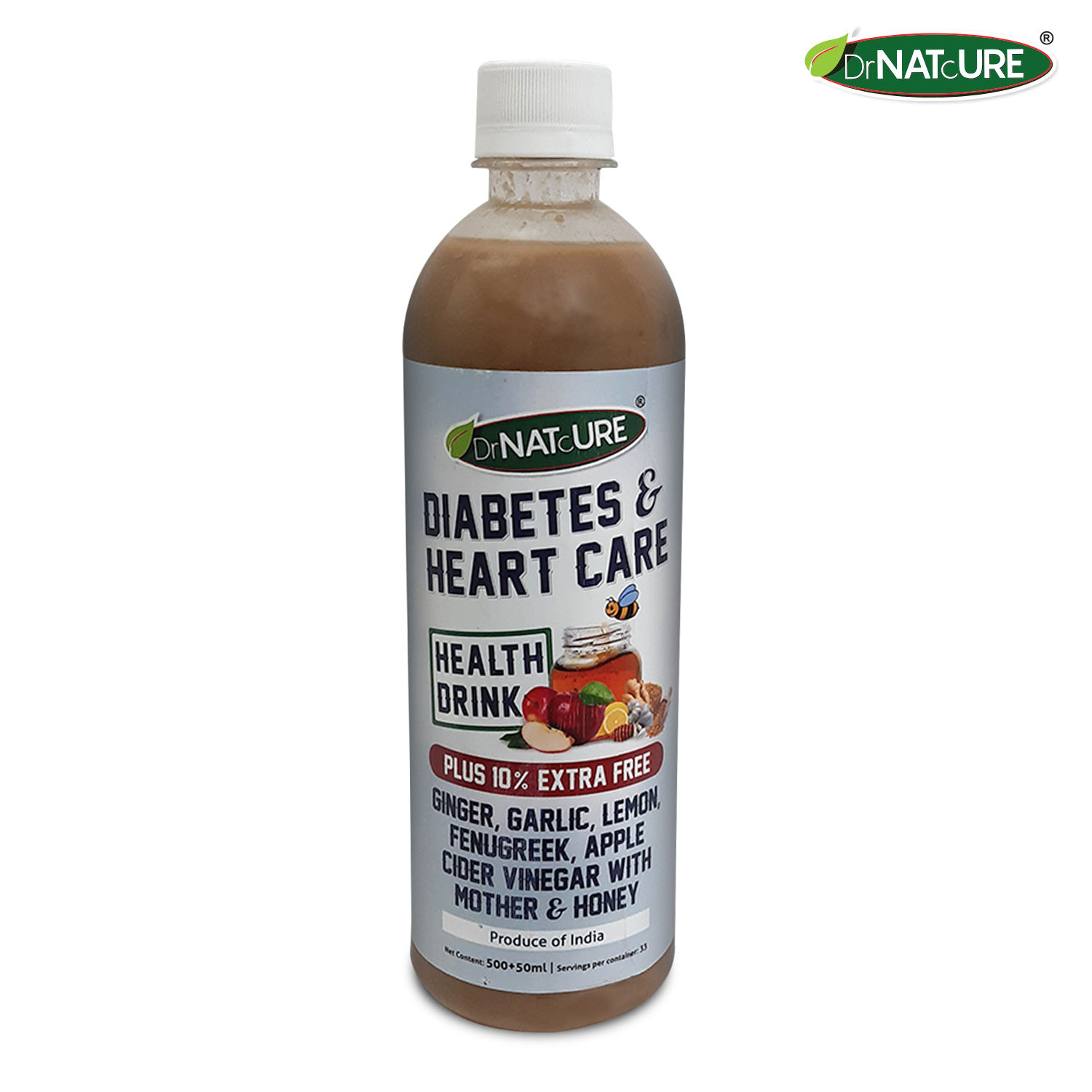 Buy DrNATcURE for Heart & Diabetes Care Apple Cider Vinegar Blended