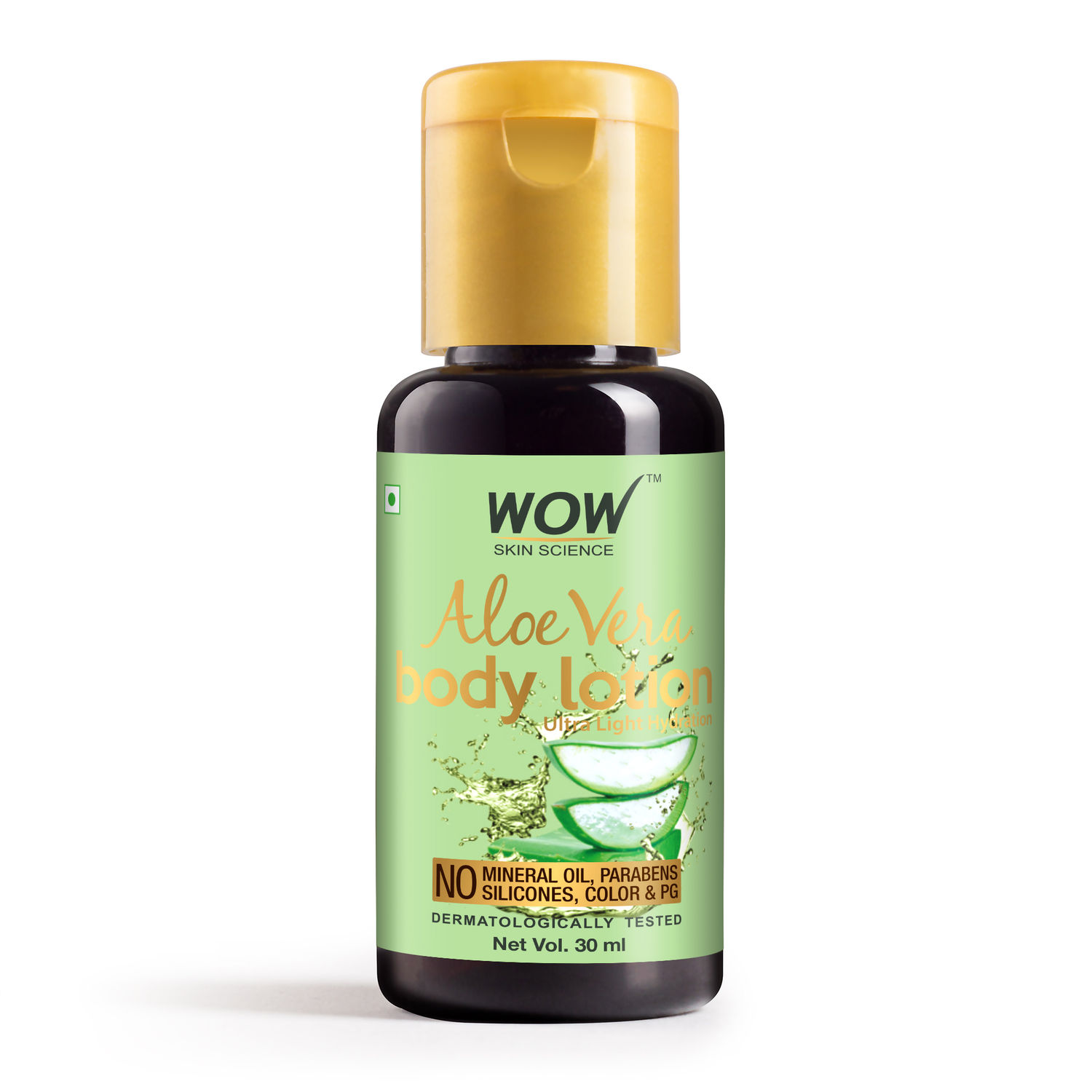 Buy WOW Skin Science Aloe Vera Body Lotion (30 ml) Online Purplle
