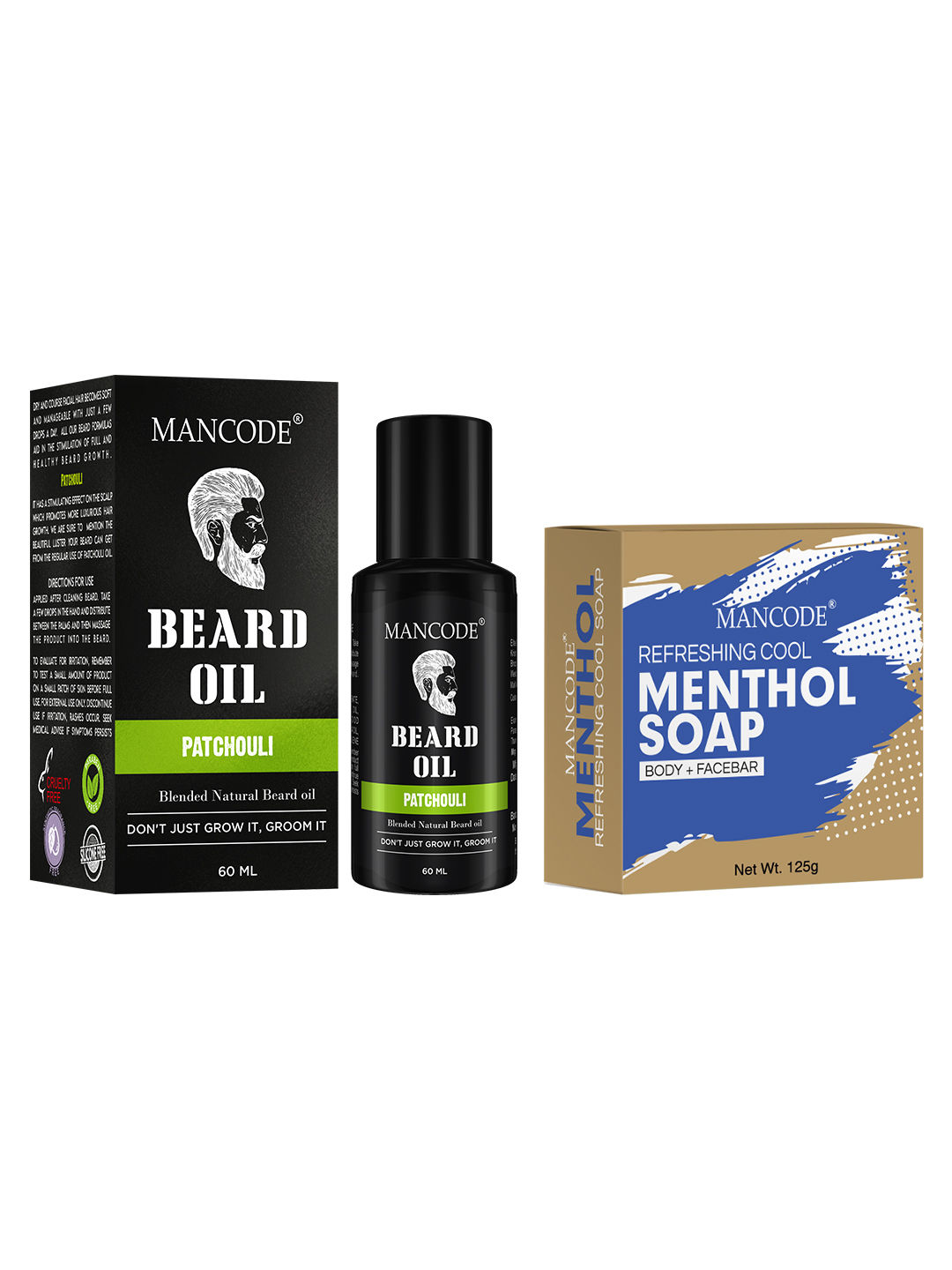 Buy Mancode Beard Oil Patchouli 60 ml Mancode Refreshing Cool