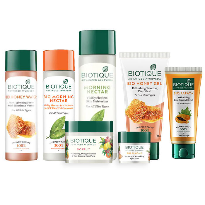 Buy Biotique Complete Skincare Routine for Sensitive Skin Online Purplle