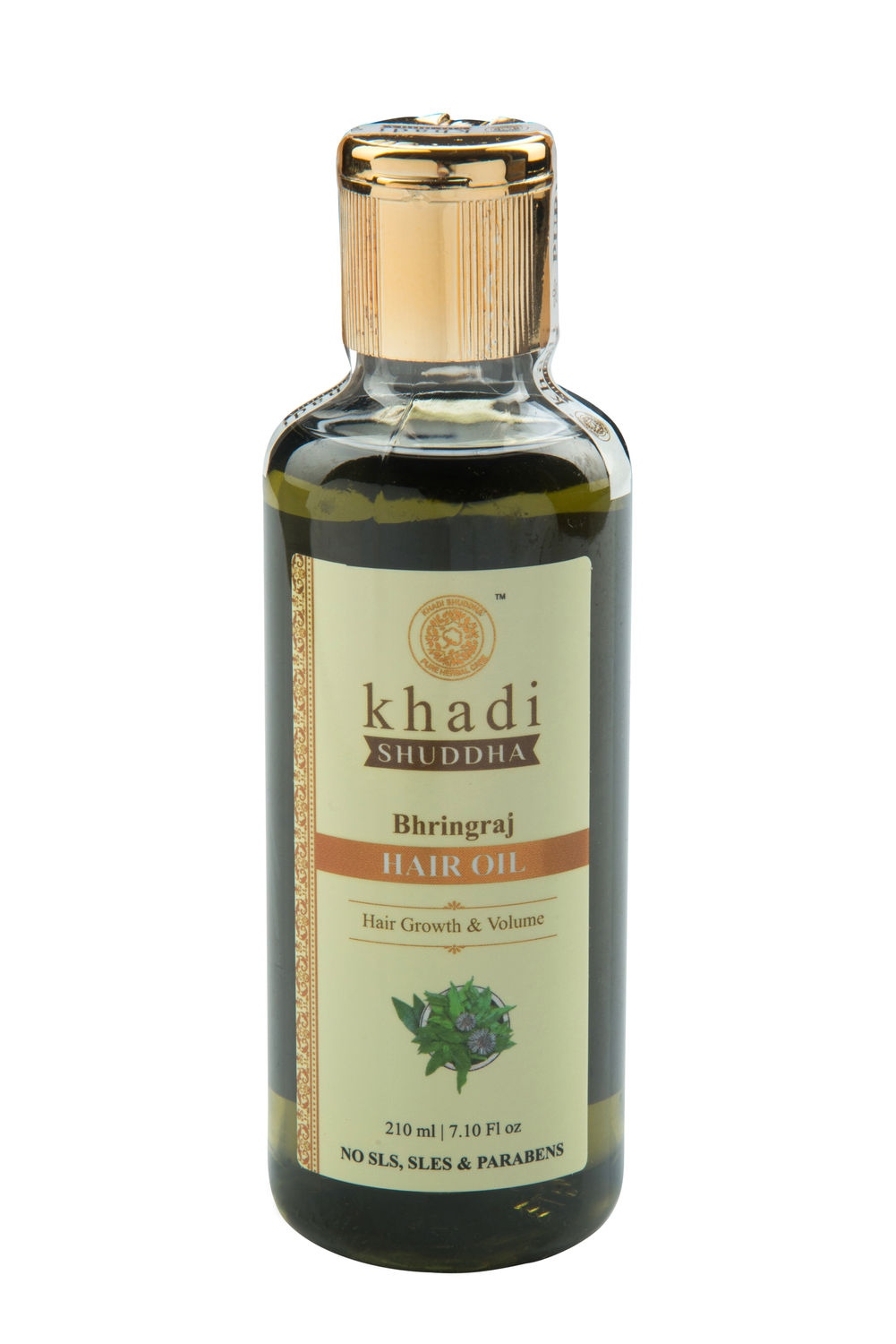 Khadi Natural Bhringraj Hair Oil for Controlling Hair Fall 210ml, Pack of 1  | eBay