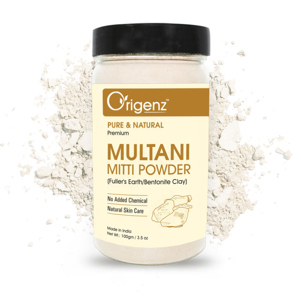 Buy Origenz Premium Multani Mitti Powder (Fuller’s Earth/Bentonite Clay