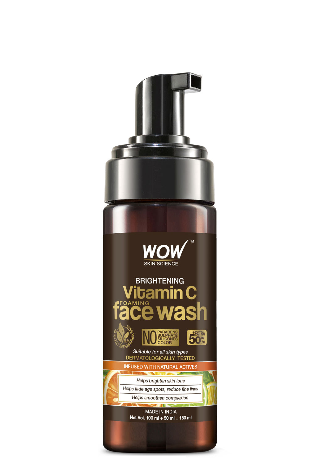 Buy WOW Skin Science Brightening Vitamin C Face Wash (100 ml) Online