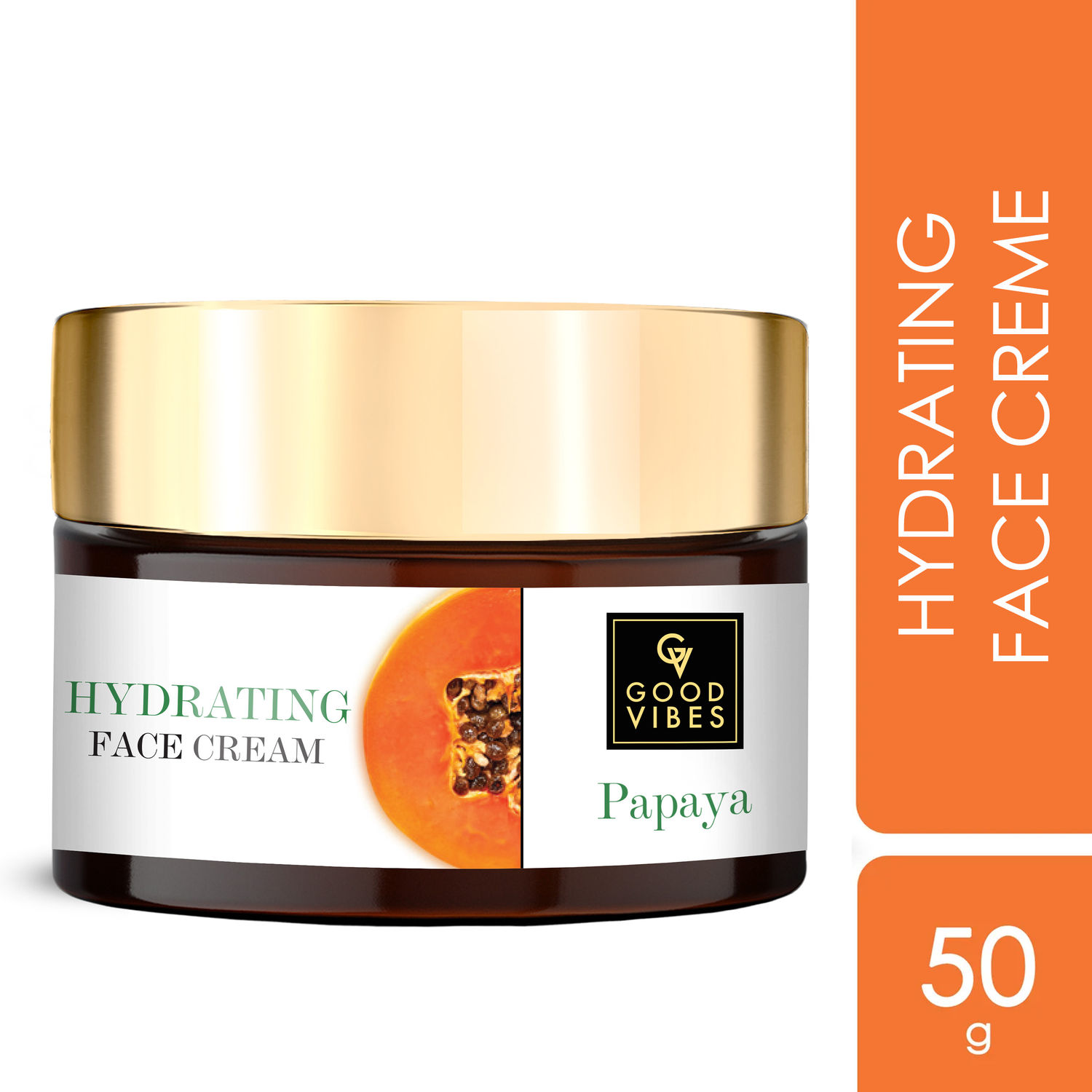 Buy Good Vibes Hydrating Face Cream Papaya (50 gm) Online Purplle