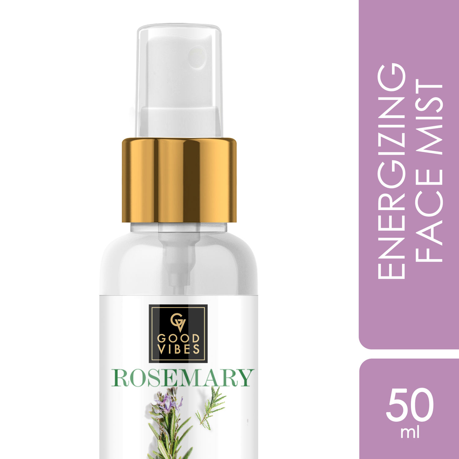 Buy Good Vibes Energizing Face Mist Rosemary (50 ml) Online Purplle