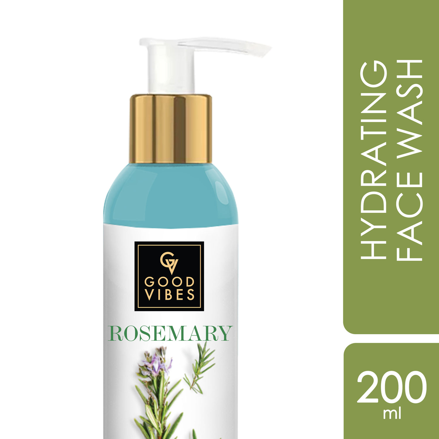 Buy Good Vibes Hydrating Face Wash Rosemary (200 ml) Online Purplle