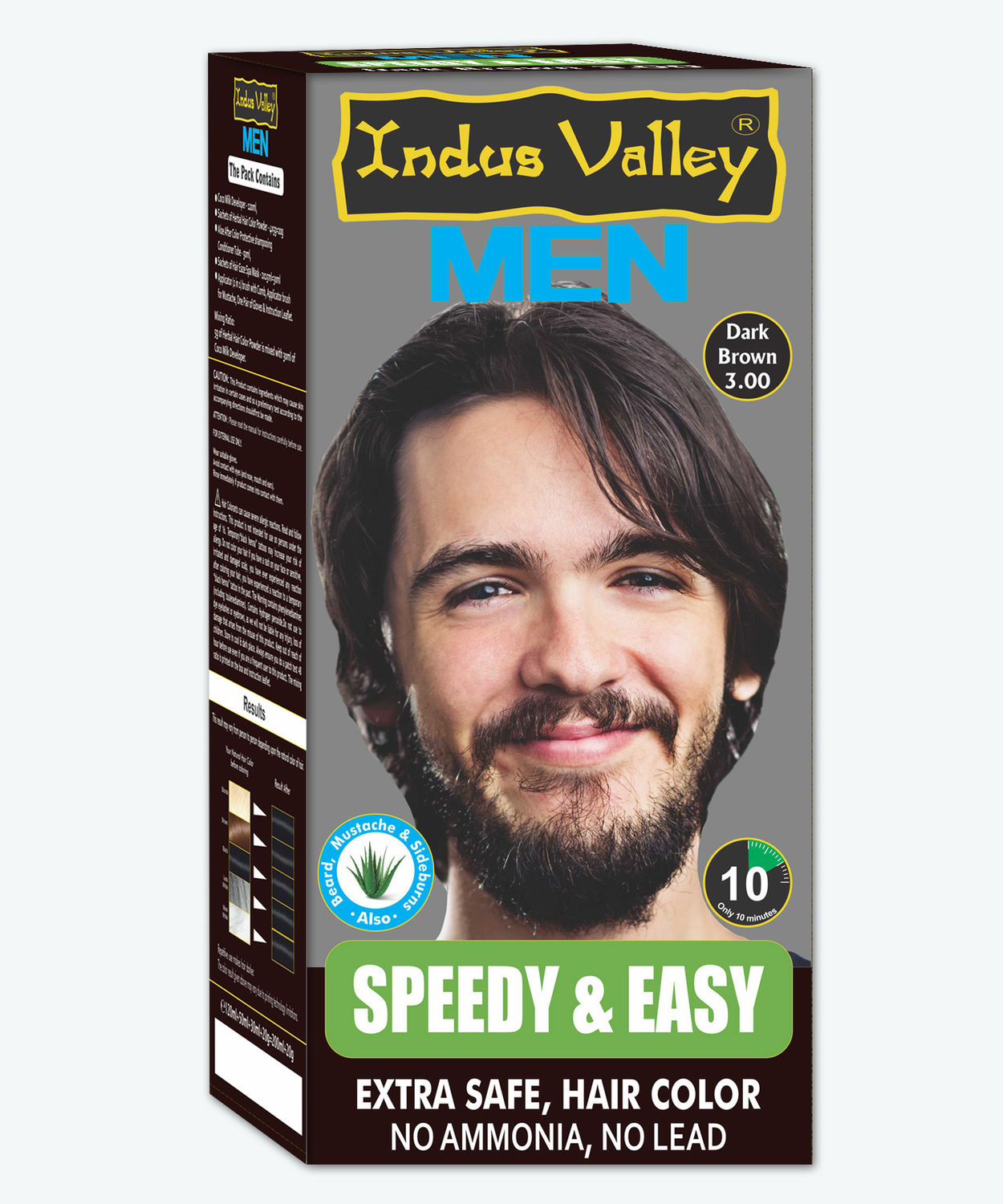 Buy Indus Valley Speedy and Easy Dark Brown Hair Color (220 g) Online