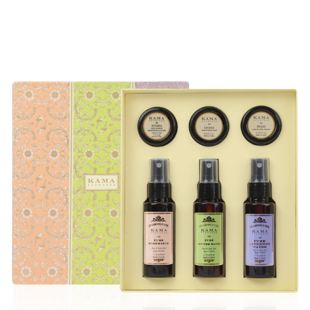 Buy Kama Ayurveda 6 Piece Mask & Tone Gift Box Online Purplle